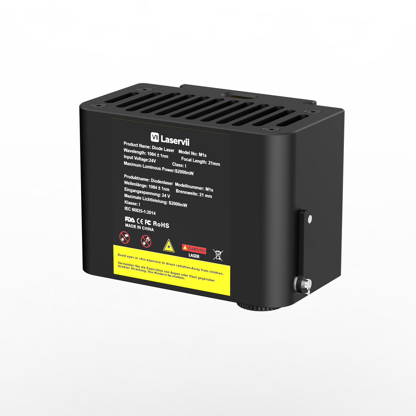 Zestaw lasera IR-2W do grawerki laserowej Laservii M1s