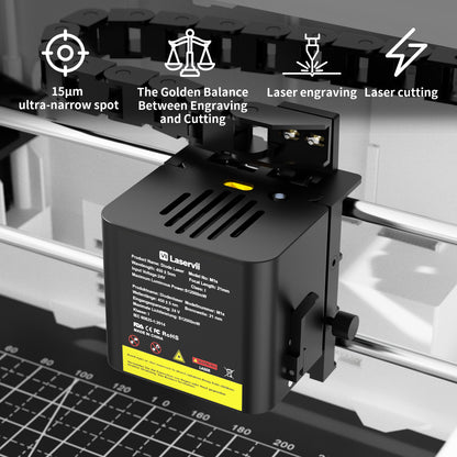 Zestaw lasera 12W do grawerki laserowej Laservii M1s