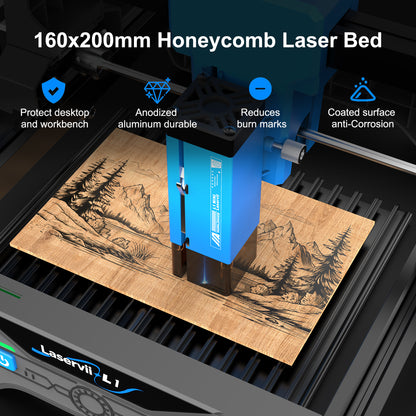 Stół roboczy z plastra miodu do cięcia laserowego z aluminium Laservii