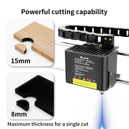 Zestaw lasera 24W do grawerki laserowej Laservii M1s
