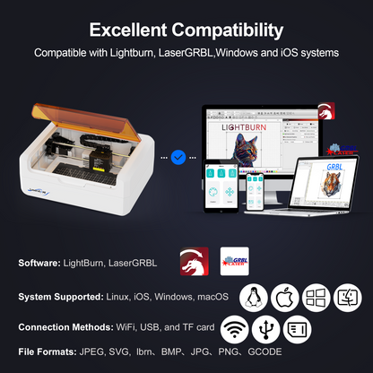 Zestaw lasera IR-2W do grawerki laserowej Laservii M1s