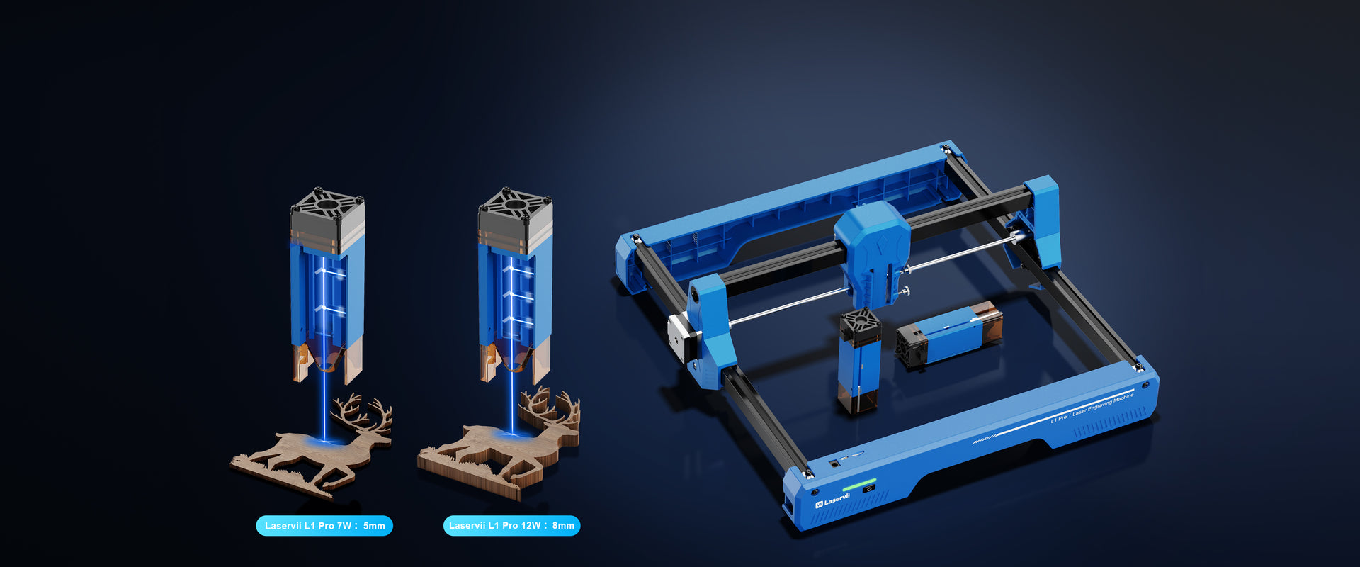 Głowica laserowa 7W / 12W