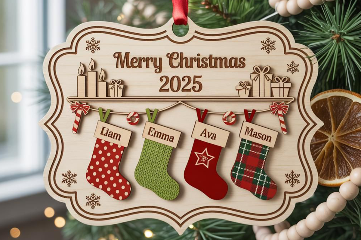 Drewniane ozdoby świąteczne