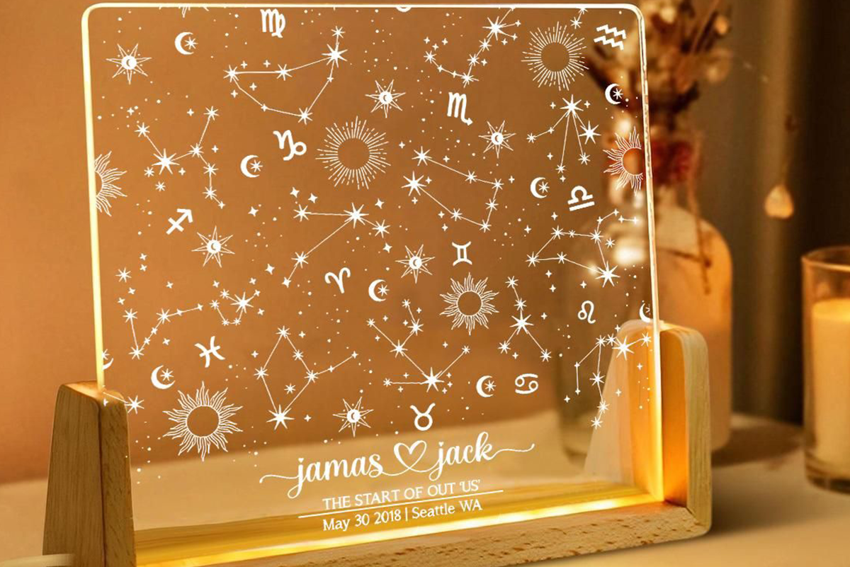 Lampka akrylowa na zamówienie