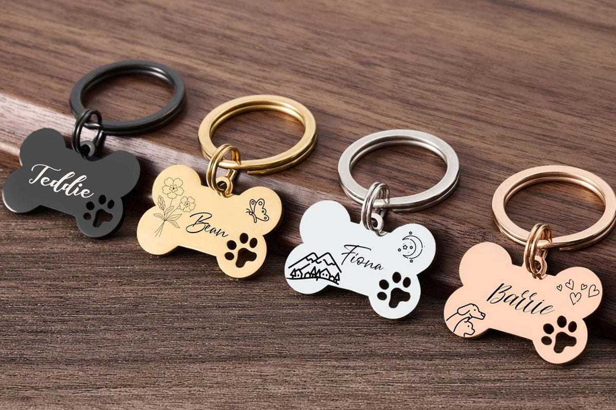 Lakierowana metalowa plakietka dla psa