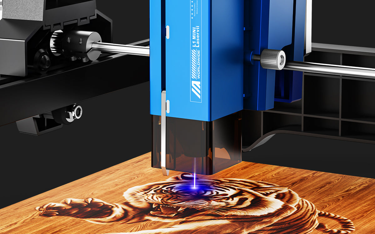 Wyposażony w moduł laserowy 3W, nadaje się do użytku podstawowego z niskim ryzykiem promieniowania. Czyni to go idealnym do zastosowań nieprzemysłowych, takich jak domy, klasy i biura.