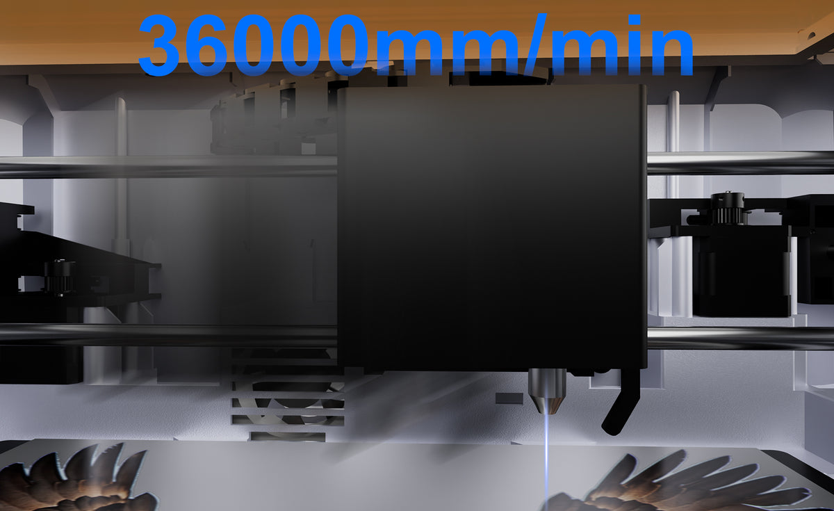 Doświadcz płynnych, stabilnych i niezwykle precyzyjnych ruchów, gwarantujących spójne rezultaty grawerowania za każdym razem.