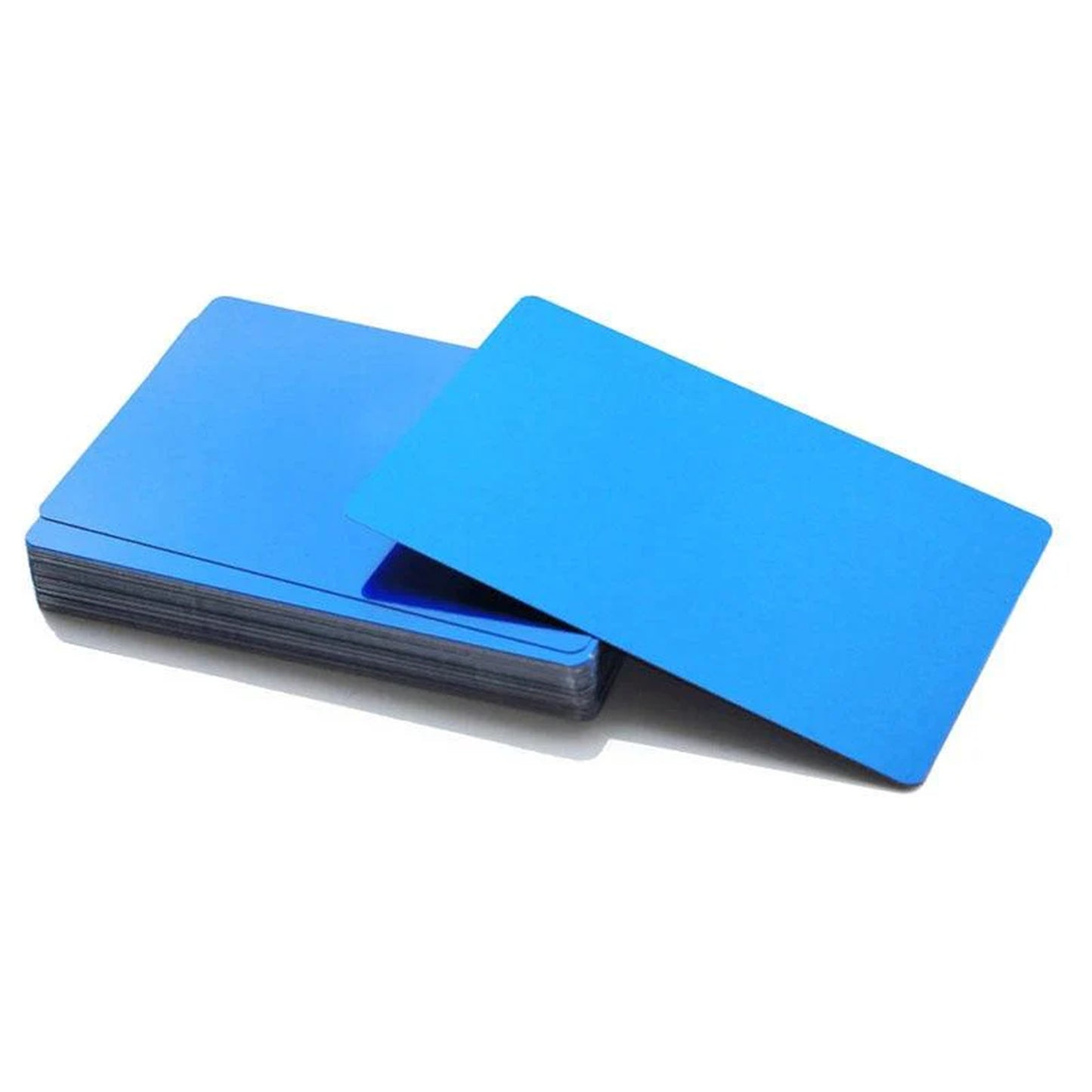 Laservii 100 Pcs Metal Business Card 0.2mm Thickness Aluminum Alloy Blanks Card