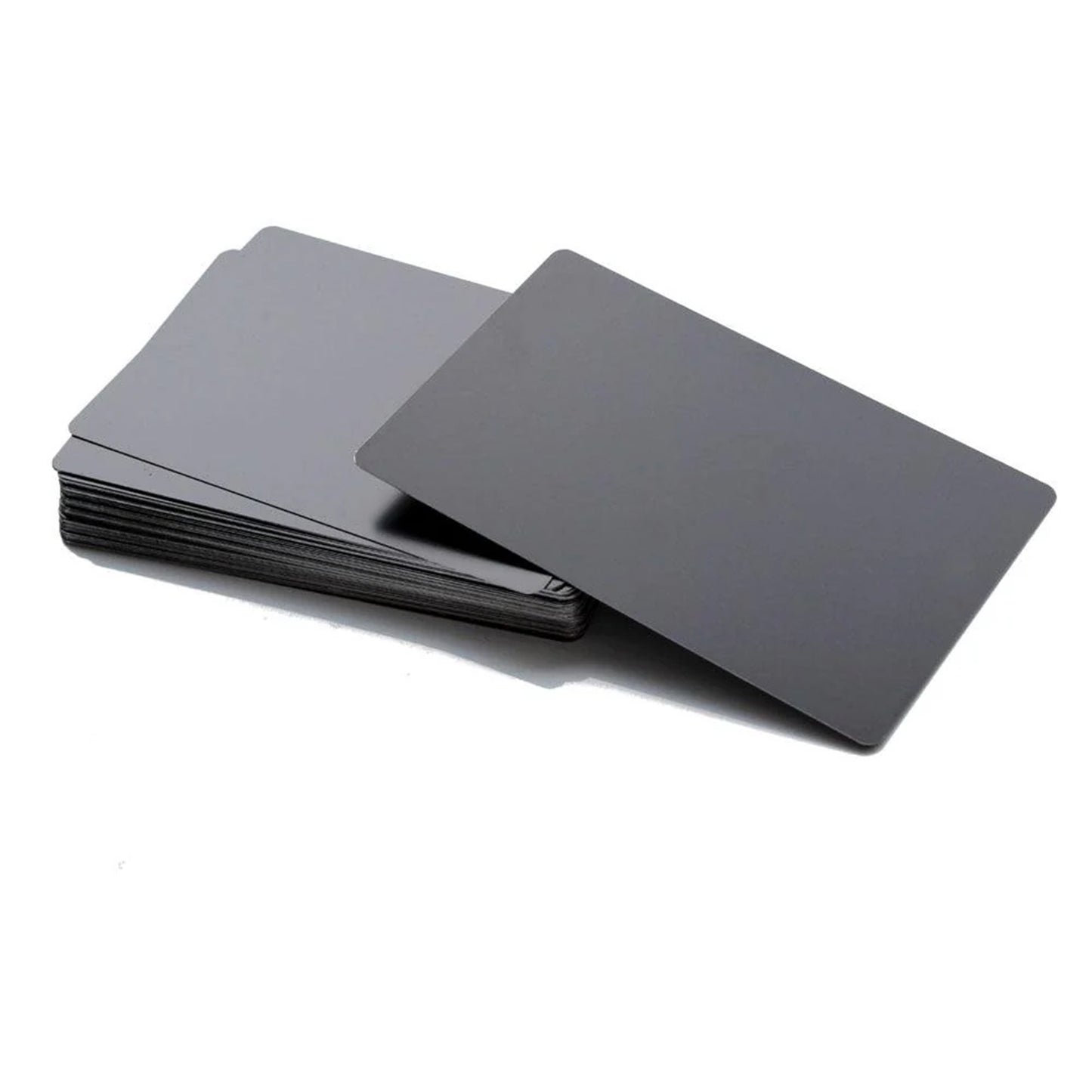 Laservii 100 Pcs Metal Business Card 0.2mm Thickness Aluminum Alloy Blanks Card