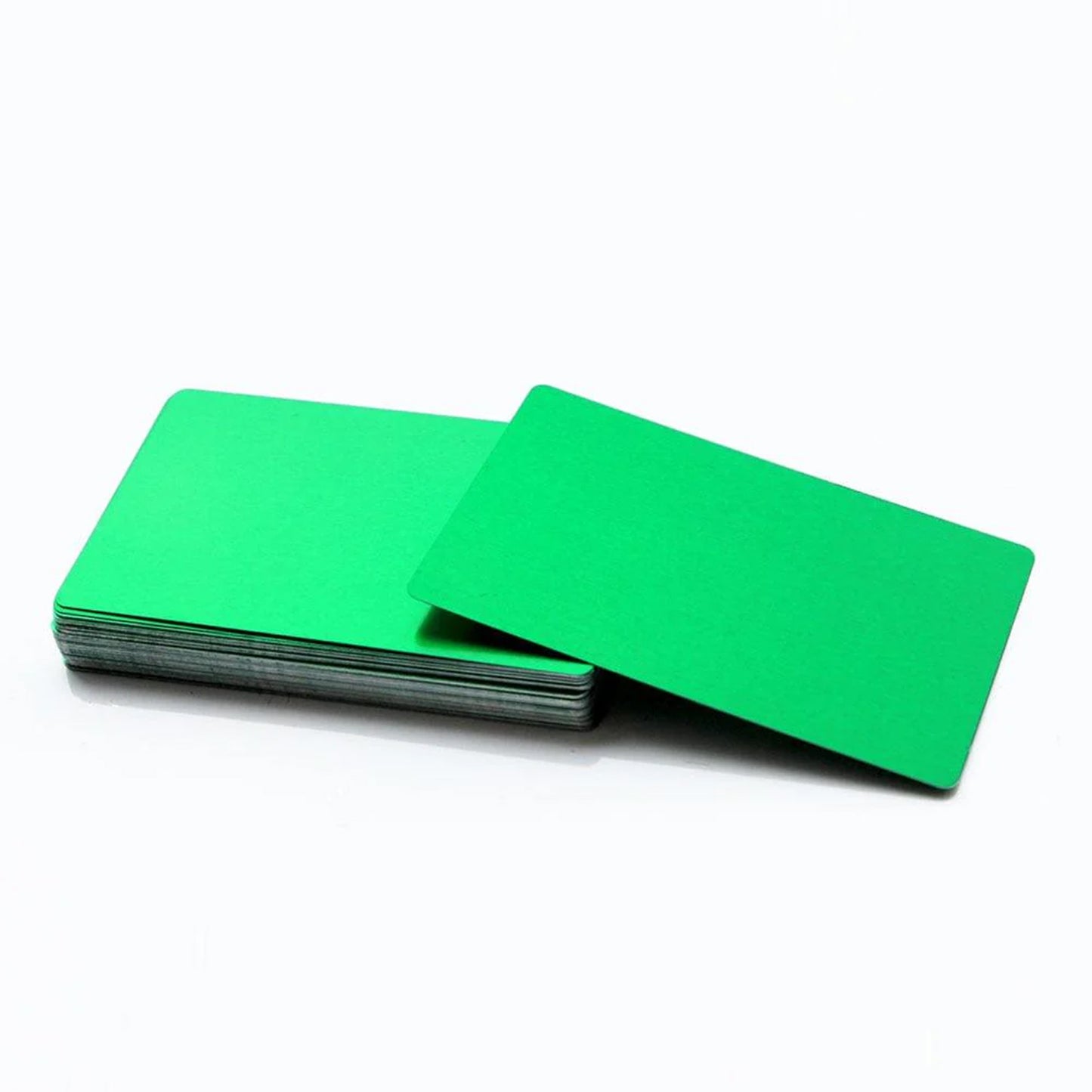 Laservii 100 Pcs Metal Business Card 0.2mm Thickness Aluminum Alloy Blanks Card
