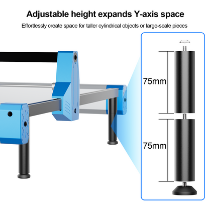 Podstawki Laservii do grawera laserowego (opakowanie 8 sztuk)
