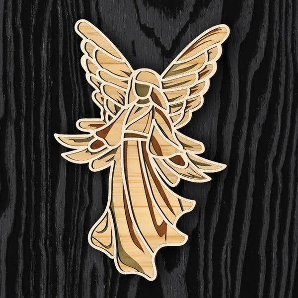 Multilayer Angel C0001782 file cdr and dxf free vector download for laser cut